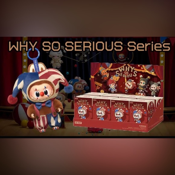 1 Pop Mart 'Why So Serious' Labubu Plush Blind Box - Picture 2 of 4